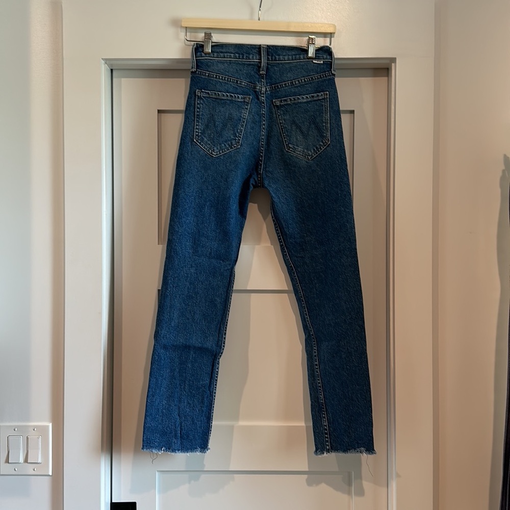 Mother Jeans Size 25 The Tomcat Ankle Fray - Picture 2 of 5